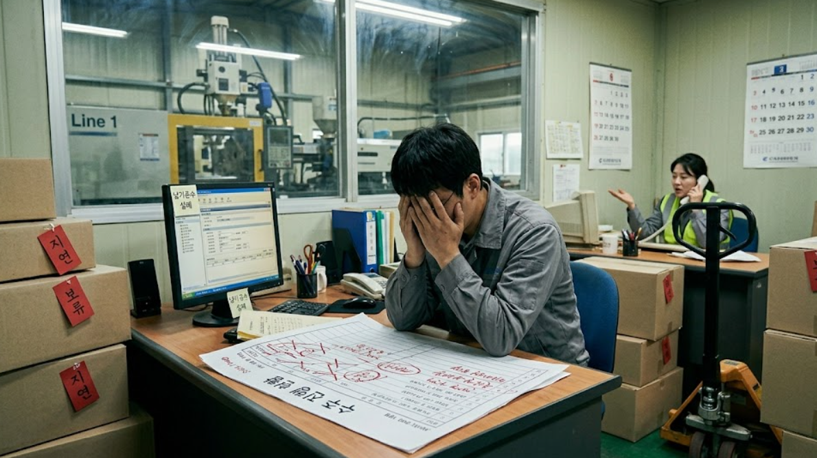 무리한 납기 수주