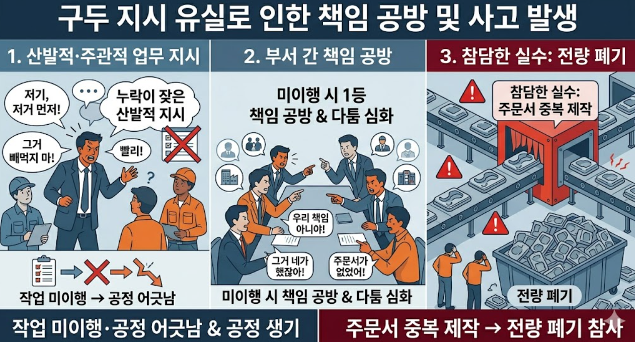 구두 지시 유실